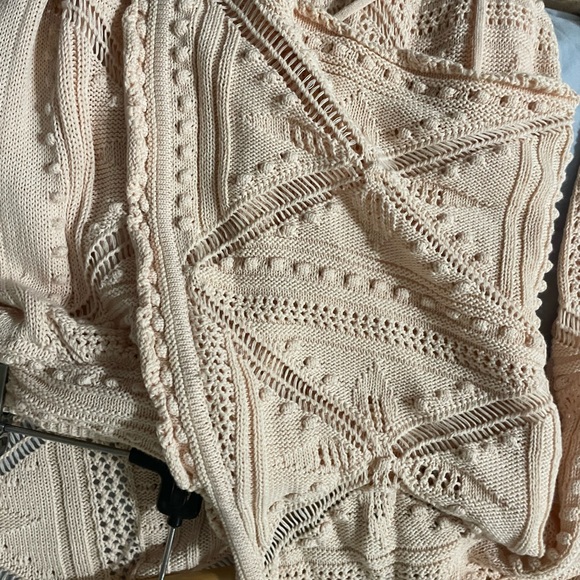 Rebecca Taylor Crochet Set in Pink - Picture 4 of 7